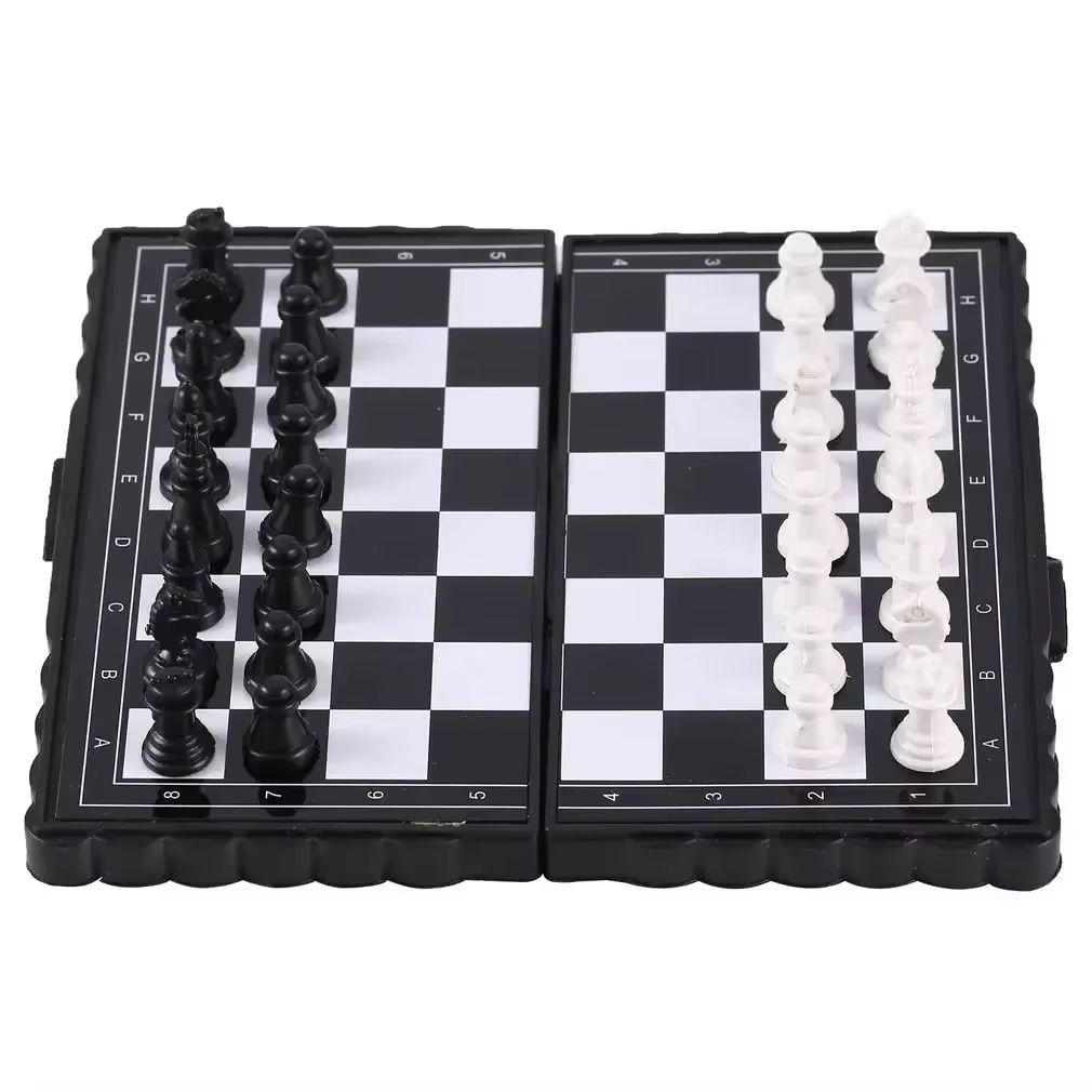 Outdoor Games For Kids - 1Pc 미니 자기 체스 세트 접이식