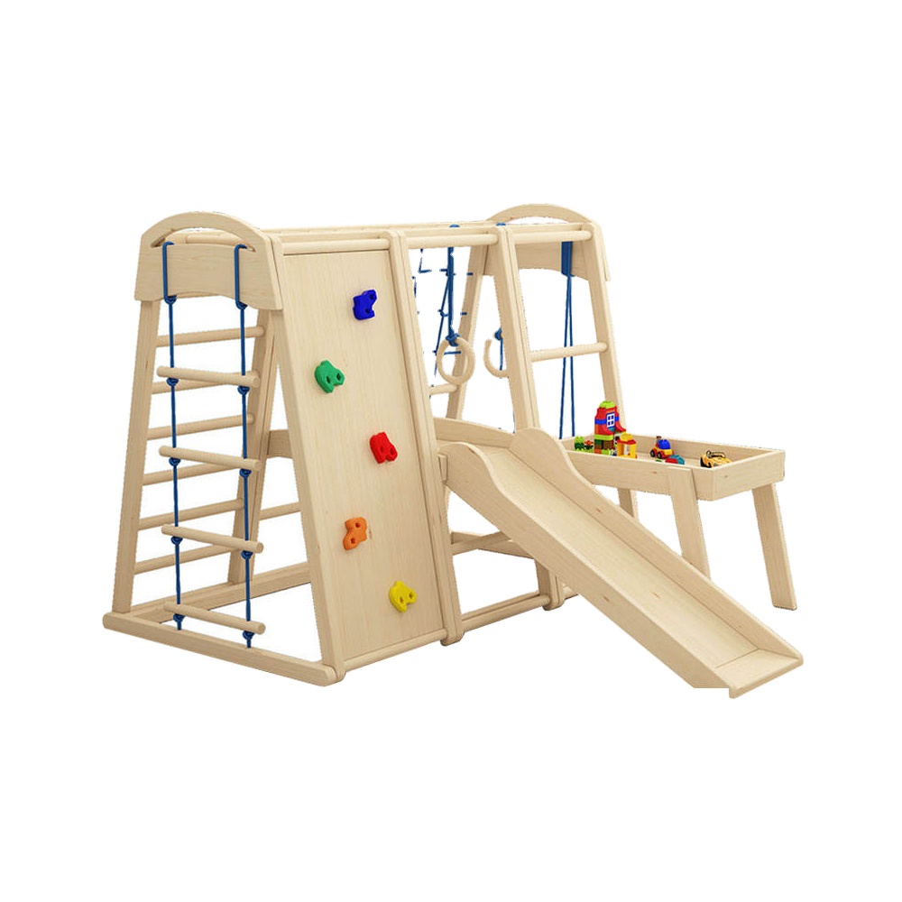 Kids Outdoor Gym Equipment - 실내외 목재 어린이용 몬테소리 클라이밍짐 프레임