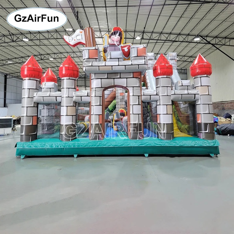Kids Outdoor Obstacle Course Equipment - 상업용 PVC 나이트 캐슬 풍선 바운스