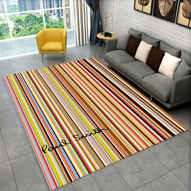 Kids Outdoor Mat - 패션 P-Paul S-Smit 레인보우 논슬립 러그