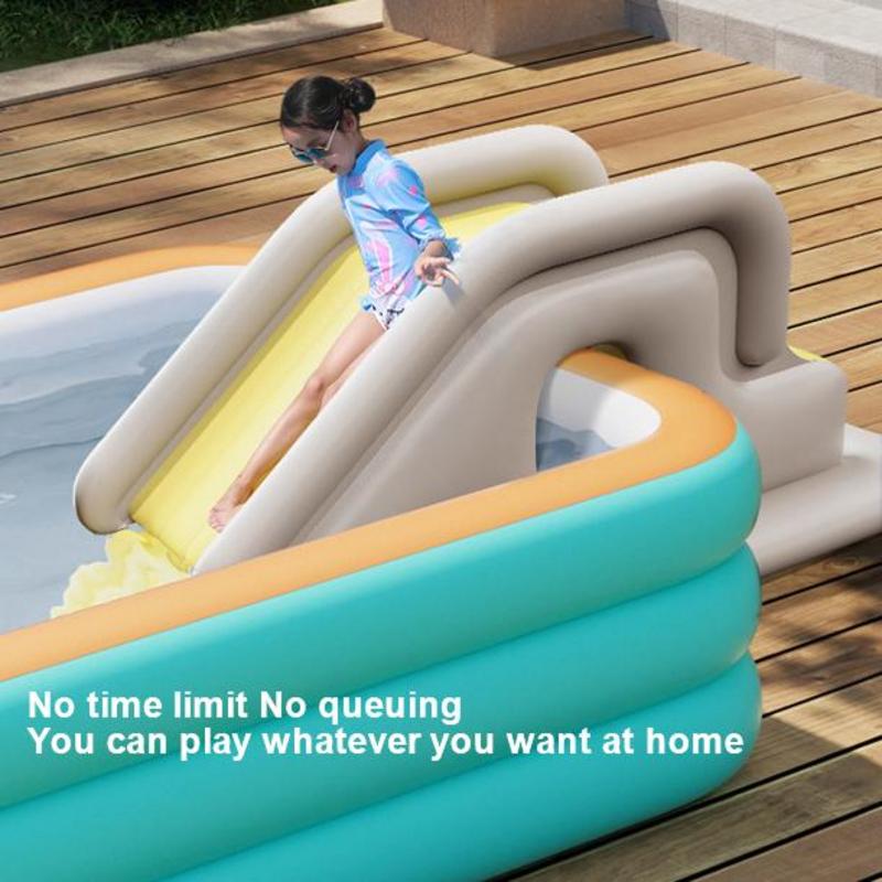 Kids Outdoor Inflatable Water Slide - 팽창식 워터 슬라이드 어린이 수영 물놀이