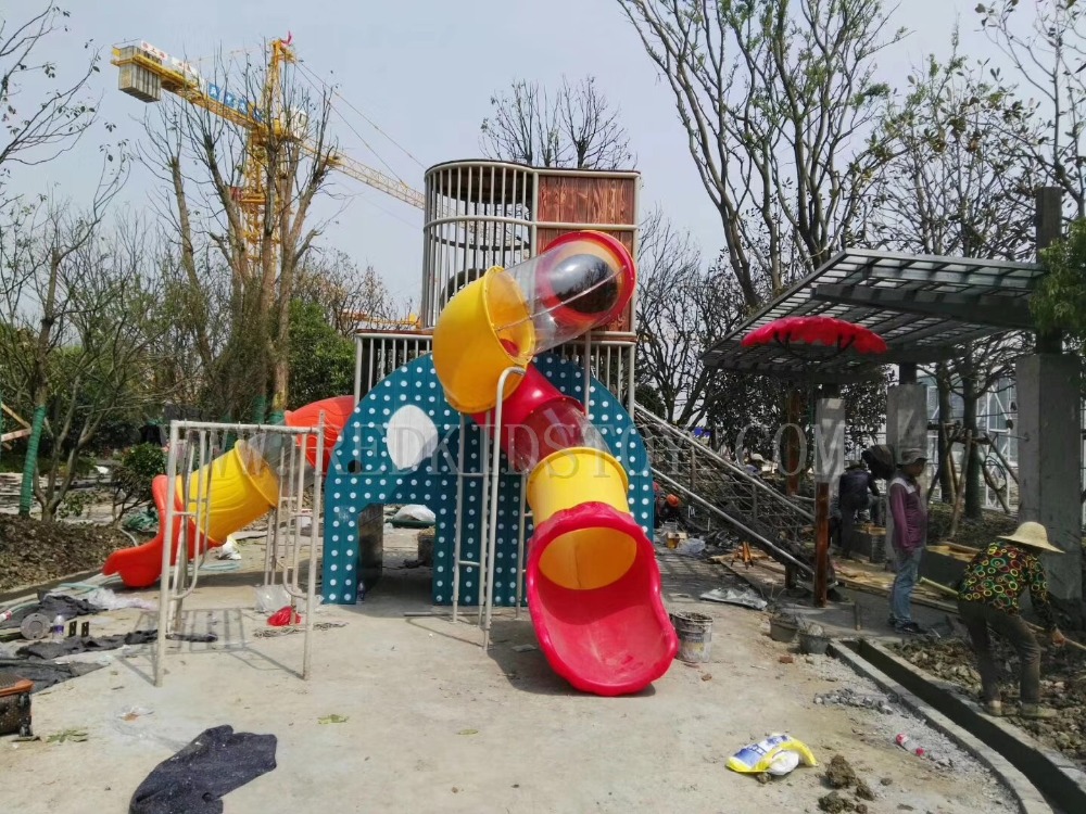 Kids Outdoor Gym Equipment - 2018년 신제품 CE 인증 도시 테마파크
