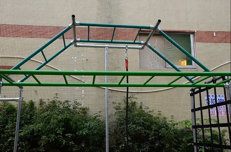Kids Outdoor Obstacle Course Equipment - # 어린이용 뒷마당 닌자 워리어 장애물