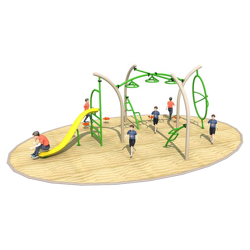 Kids Outdoor Gym Equipment - 어린이용 금속 몽키바, 야외 정글짐, 암벽등반