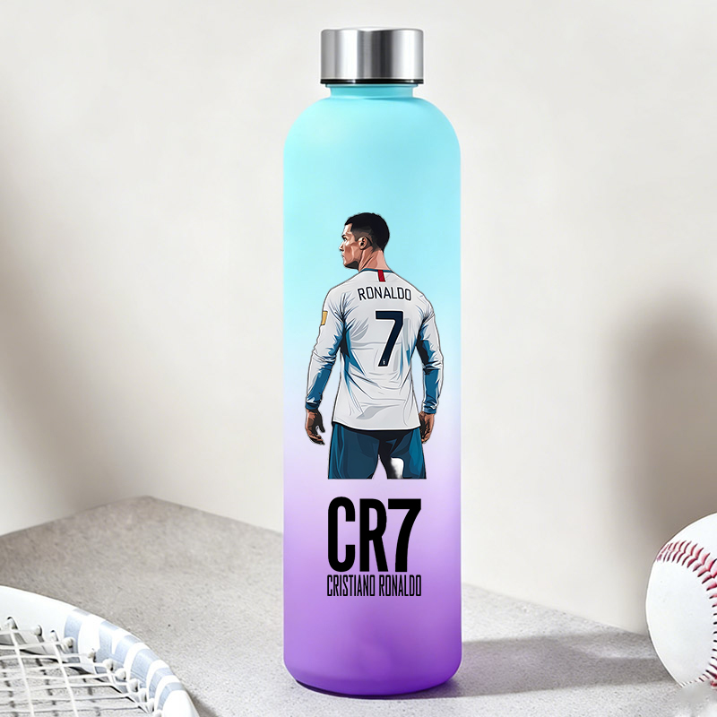 Kids Outdoor Kitchen Accessories - 900ML CR7 물병 캐주얼 축구 스타