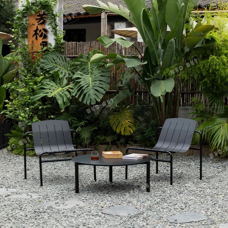 Kids Outdoor Furniture Set - LJY 베개 플라스틱 정원 가구 세트