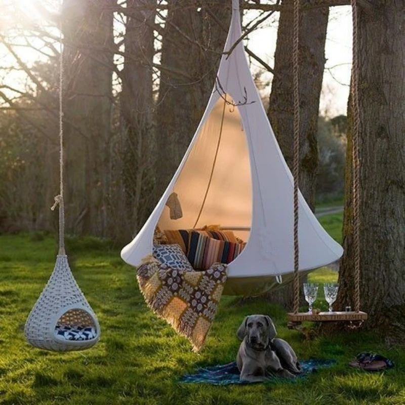 Kids Outdoor Hanging Chair - 어린이 스윙 야외 정원 캠프 해먹
