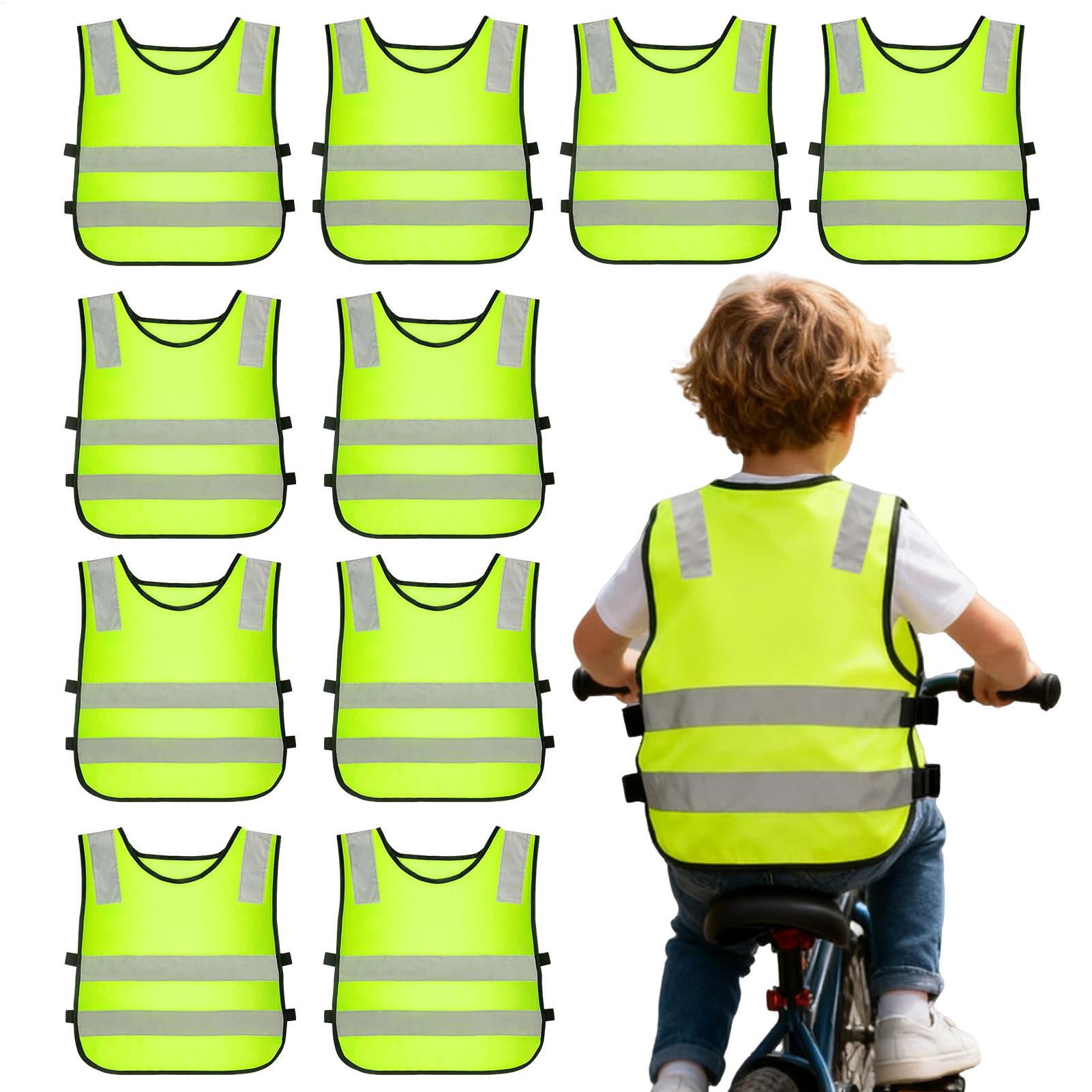 Kids Outdoor Vest - 어린이 반사 조끼 10개 야외 의류