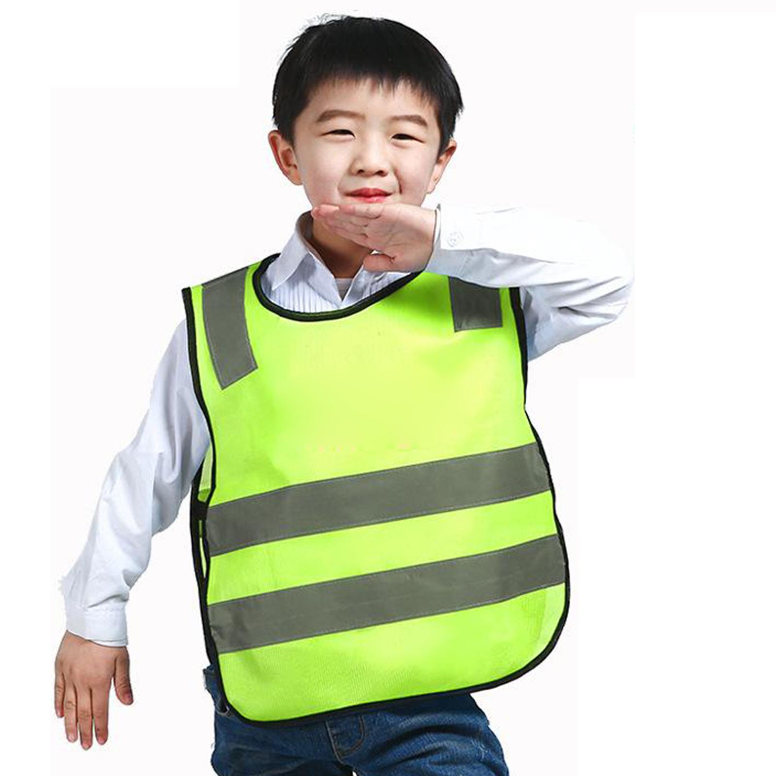 Kids Outdoor Vest - 어린이 반사 조끼 고시인성 메쉬 작업복