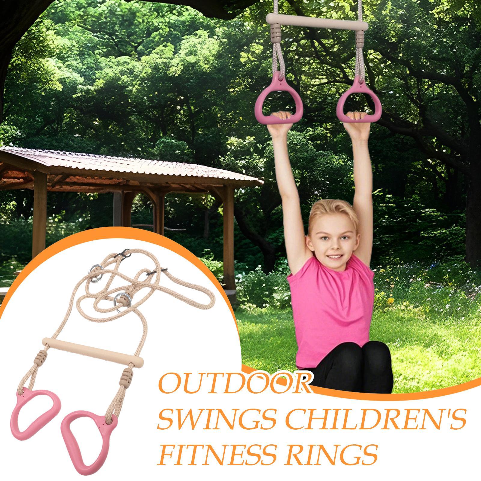 스윙 바 체육관 장비 링 바 재미있는 인체공학적 안정적 - Kids Outdoor Gym Equipment 리뷰 및 가격