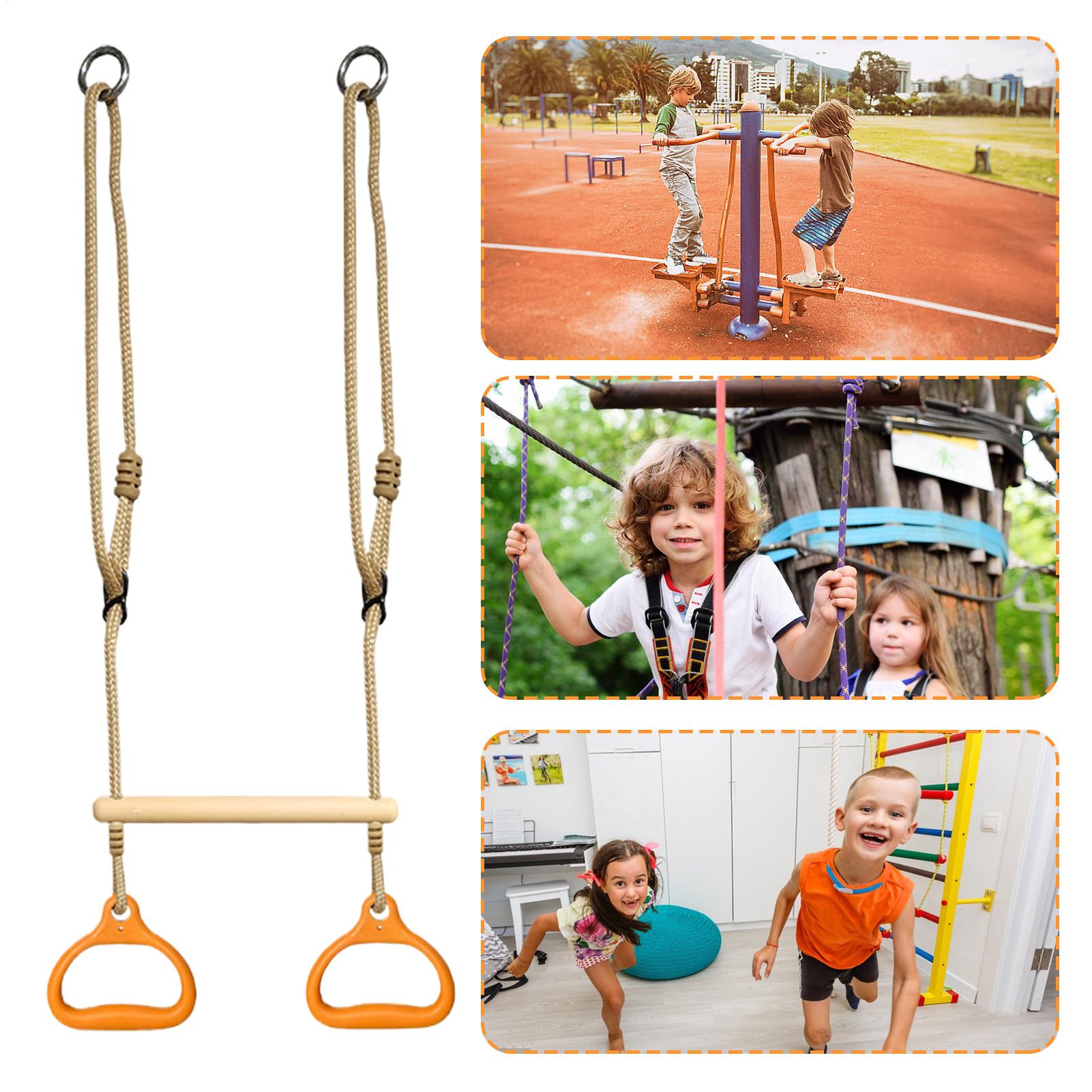 스윙 바 체육관 장비 링 바 재미있는 인체공학적 안정적 - Kids Outdoor Gym Equipment 리뷰 및 가격