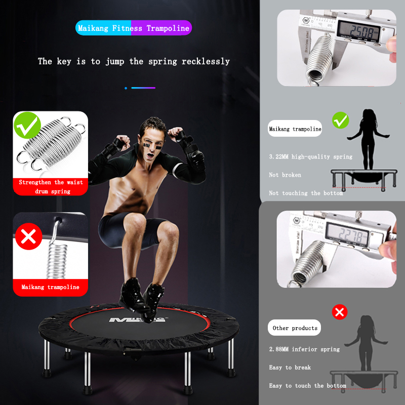 40인치 고반발력 레크리에이션용 미니 트램펄린, 어린이 - Kids Outdoor Gym Equipment 리뷰 및 가격