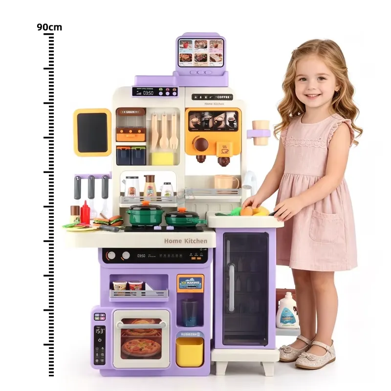 90cm 대형 어린이용 가상 주방놀이 세트 (조명, 소 - Kids Outdoor Kitchen Accessories 리뷰 및 가격
