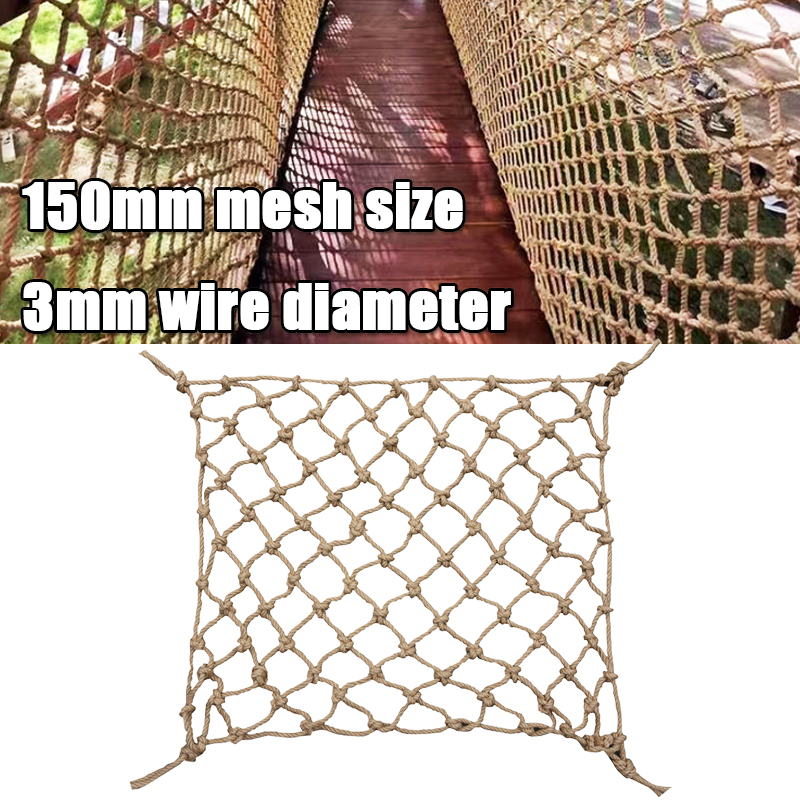 1Pc 레트로 대마 로프 그물망 정원 장식, 고양이 발 - Kids Outdoor Net 리뷰 및 가격