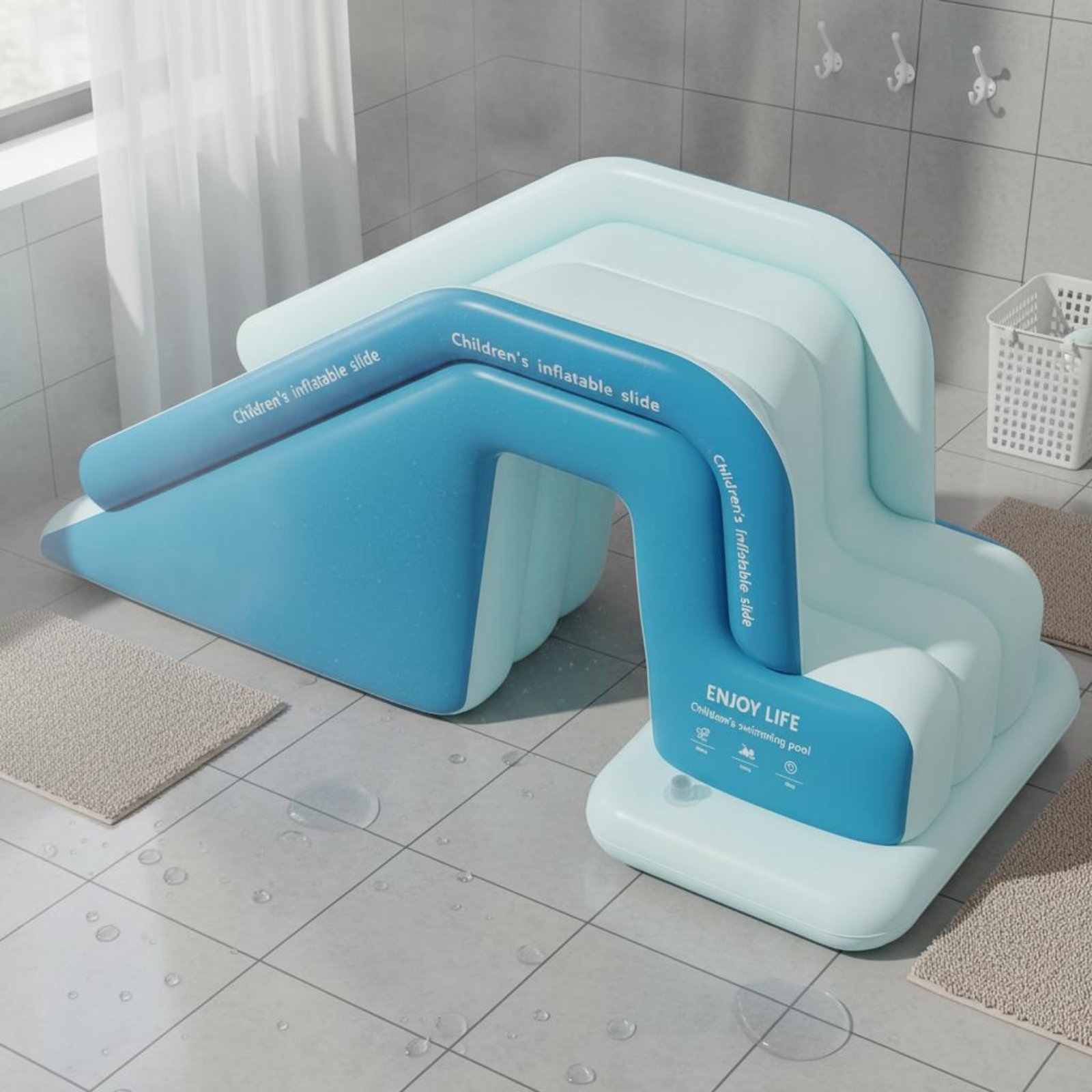 접이식 풍선 워터파크 어린이용 슬라이드 풀 대형 야외  - Kids Outdoor Inflatable Water Slide 리뷰 및 가격