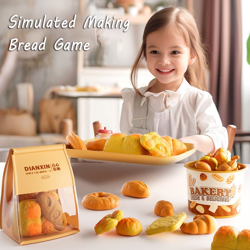 장난감 음식 세트 역할놀이 주방 현실적인 빵 감자튀김  - Kids Outdoor Kitchen Accessories 리뷰 및 가격