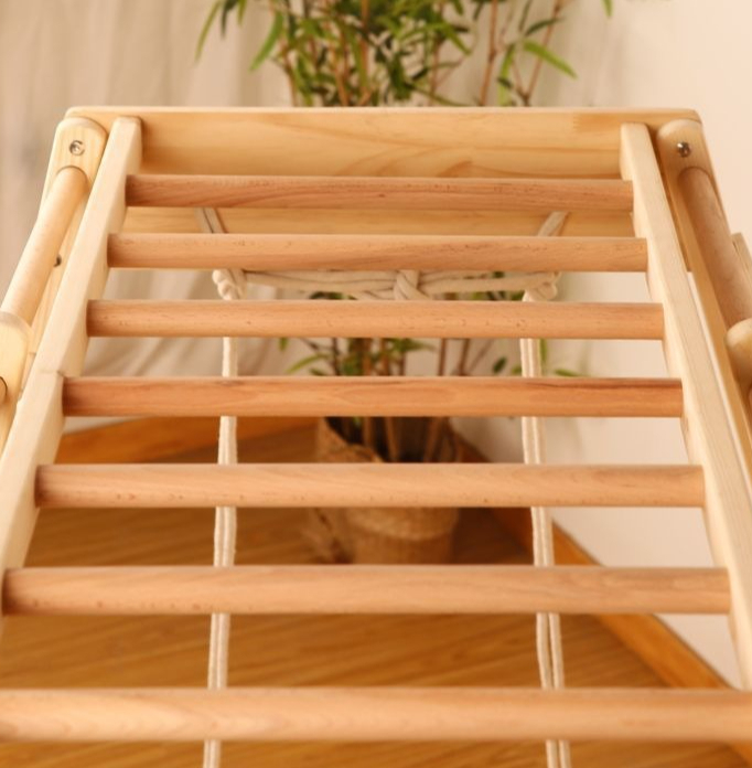 실내 암벽등반 정글을 위한 덮개가 있는 스웨덴 사다리  - Kids Outdoor Climbing Frame 리뷰 및 가격