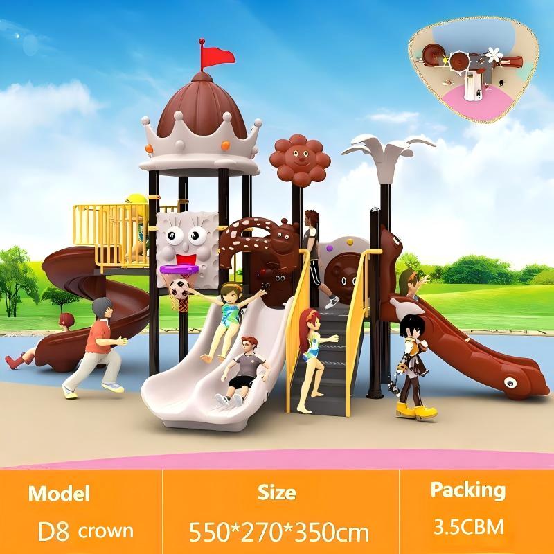 1-3세 어린이용 스틸 및 플라스틱 그네 세트, 플라스 - Kids Outdoor House With Slide 리뷰 및 가격
