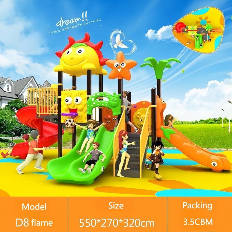 1-3세 어린이용 스틸 및 플라스틱 그네 세트, 플라스 - Kids Outdoor House With Slide 리뷰 및 가격