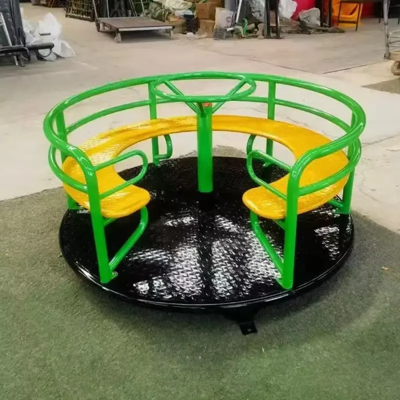 내구성 있는 금속 회전 의자 - 어린이 야외 놀이터 장 - Kids Outdoor Adventure Park 리뷰 및 가격