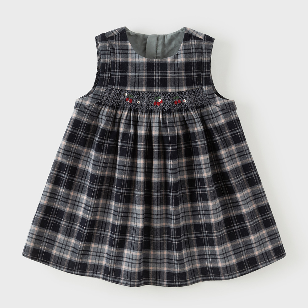 데이브 벨라 소녀 민소매 공주 조끼 드레스 격자 무늬  - Kids Outdoor Vest 리뷰 및 가격