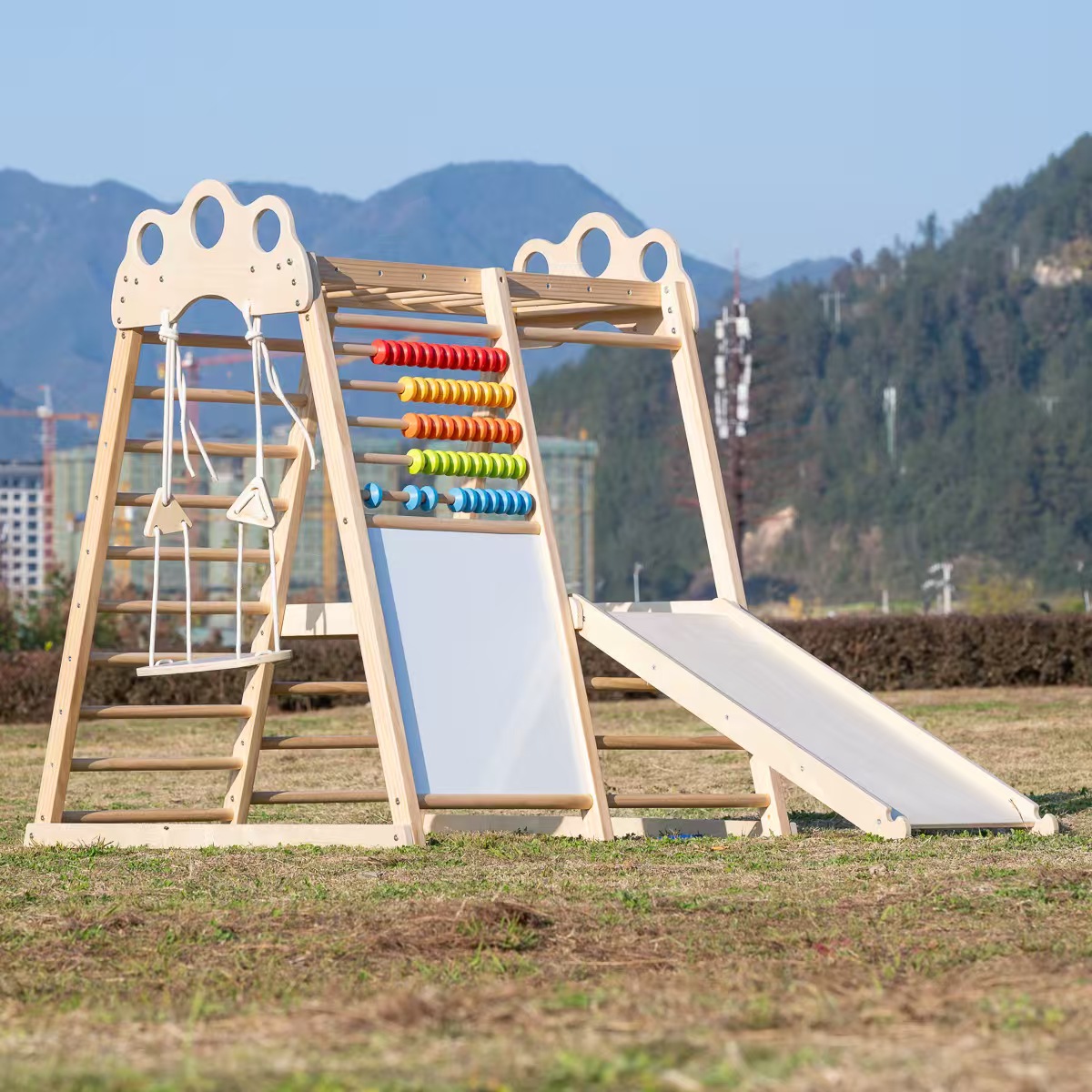 대형 원목 클라이밍 프레임, 실내외 어린이 유아용, 유 - Kids Outdoor Climbing Frame 리뷰 및 가격