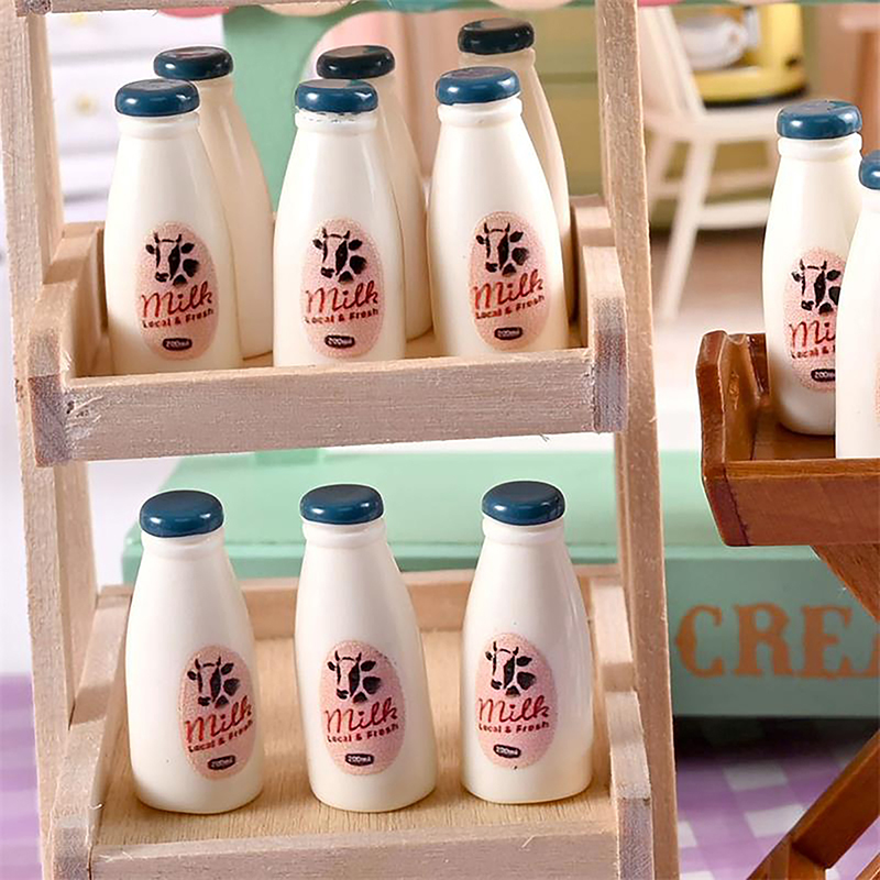 5/10PCS 소형 음식 모델 장난감 우유 병 음료 인 - Kids Outdoor Kitchen Accessories 리뷰 및 가격