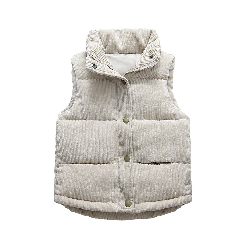 남아 여아 코듀로이 조끼, 두꺼운 따뜻한 재킷, 가을  - Kids Outdoor Clothing 리뷰 및 가격