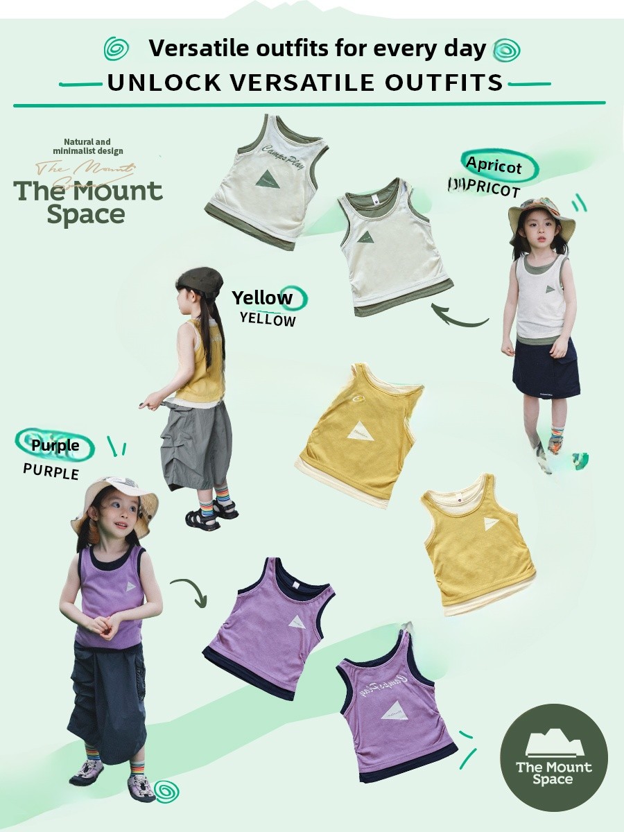 야외 활동 소녀들을 위한 마운트 스페이스 여름 신상 컬 - Kids Outdoor Vest 리뷰 및 가격