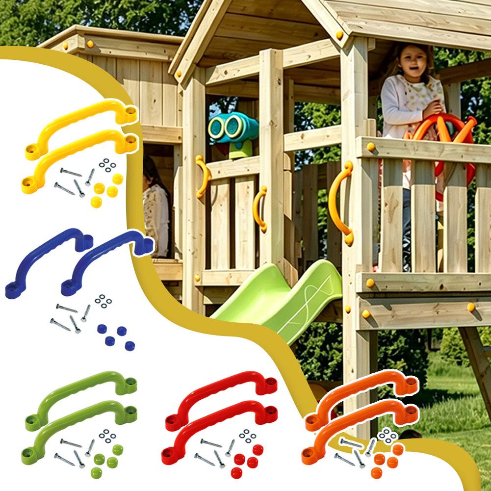 놀이터 안전 손잡이, 등반 프레임용 야외 그랩 핸들 바 - Kids Outdoor Gym Equipment 리뷰 및 가격