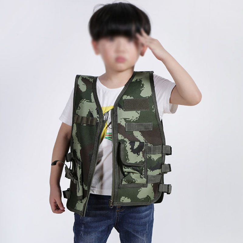 야외 어린이 조끼 전술 소년 소녀 위장 CS 게임 조끼 - Kids Outdoor Clothing 리뷰 및 가격