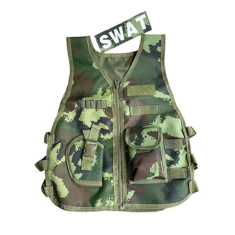 야외 어린이 조끼 전술 소년 소녀 위장 CS 게임 조끼 - Kids Outdoor Clothing 리뷰 및 가격