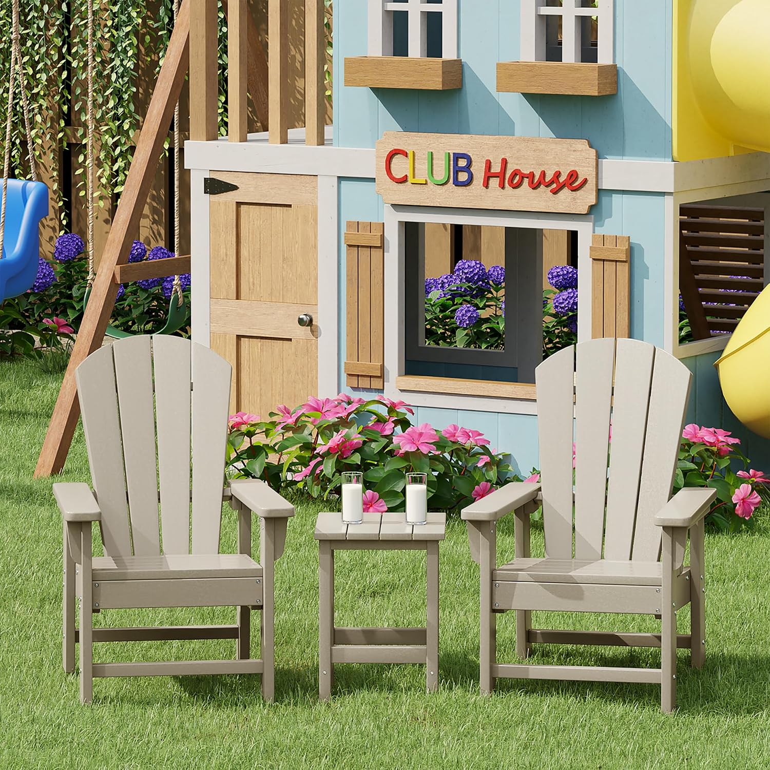 어린이 야외 의자 2개 세트, 정원 및 해변용 유아용  - Kids Outdoor Furniture Set 리뷰 및 가격