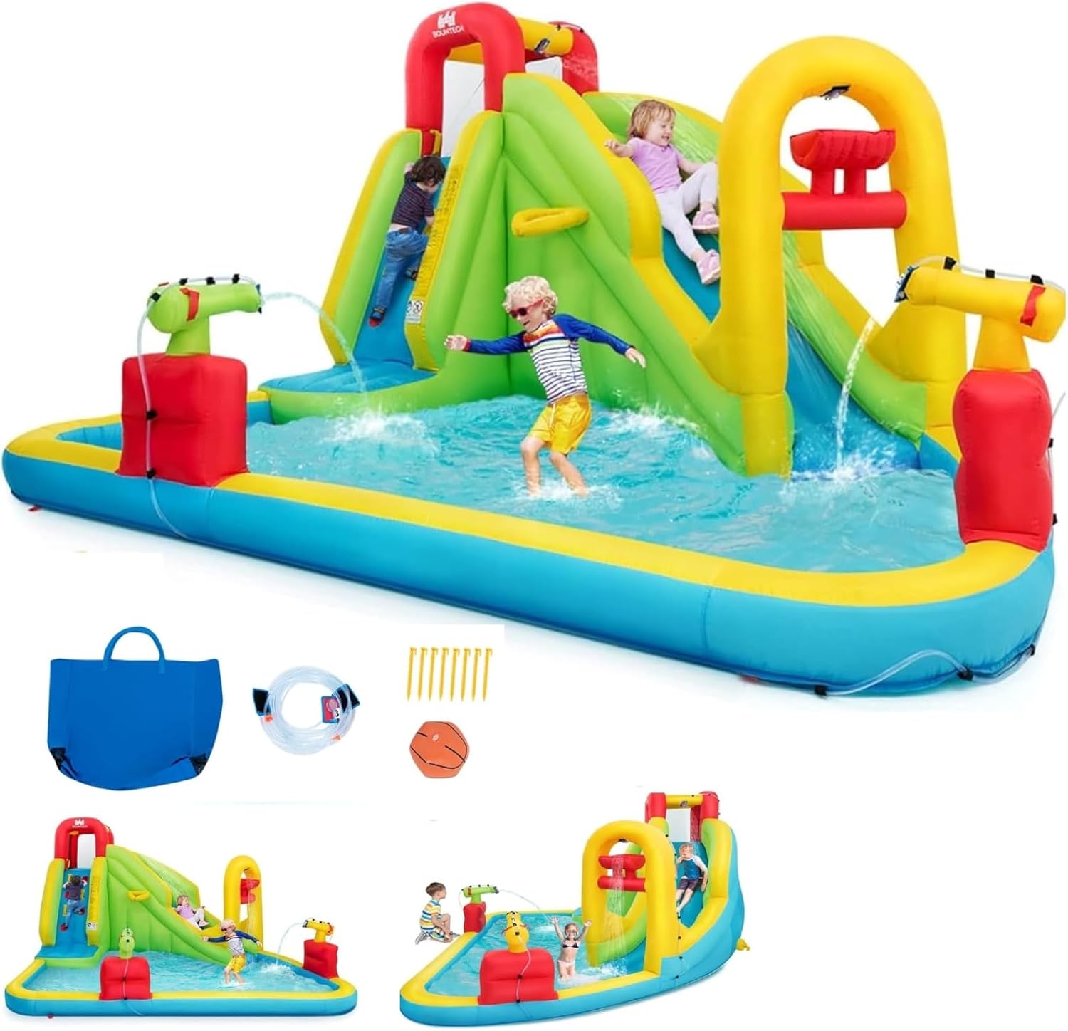 메가 대형 에어바운스 워터파크 - 어린이용 풍선 워터슬 - Kids Outdoor Inflatable Water Slide 리뷰 및 가격
