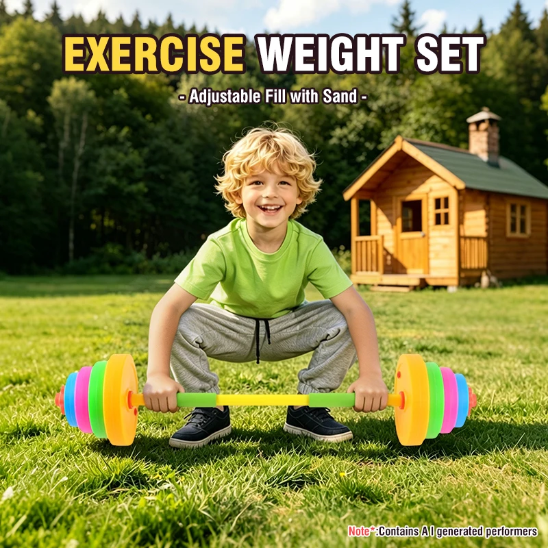 조절 가능한 어린이 덤벨 바벨 세트 실내외 피트니스 장 - Kids Outdoor Gym Equipment 리뷰 및 가격
