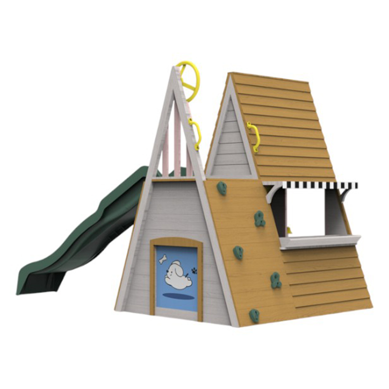 어린이 야외 놀이터 장비 삼각형 몬테소리 나무 성 놀이 - Kids Outdoor Climbing Frame 리뷰 및 가격