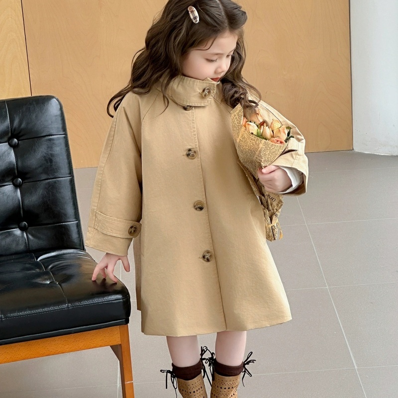 여아 코트 방풍 재킷 면 아웃웨어 2026 빈티지 봄  - Kids Outdoor Clothing 리뷰 및 가격