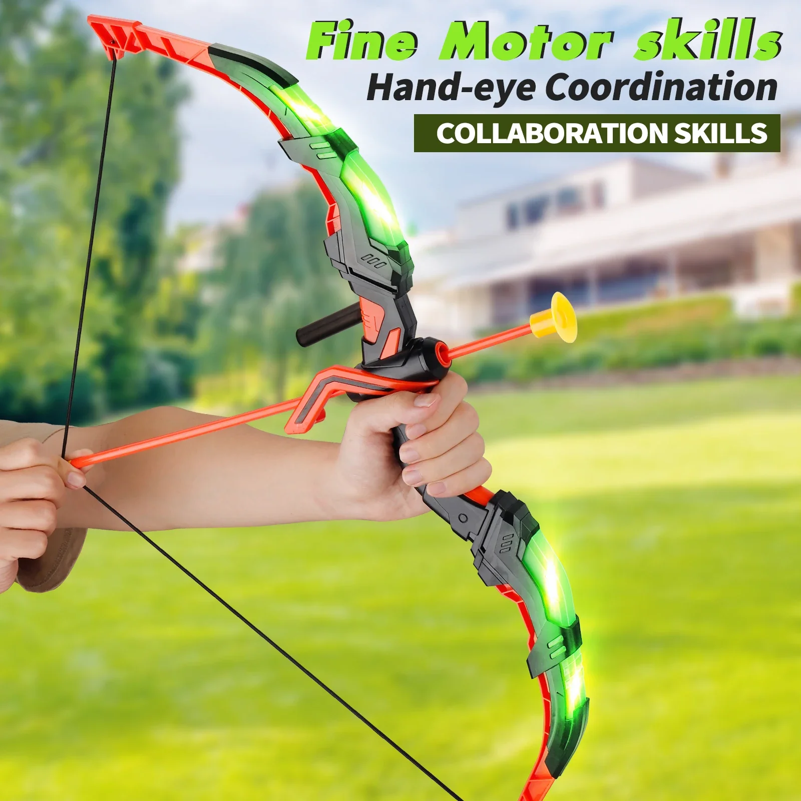 어린이 LED 양궁 장난감 세트, 손과 눈의 협응 훈련 - Kids Outdoor Archery Set 리뷰 및 가격