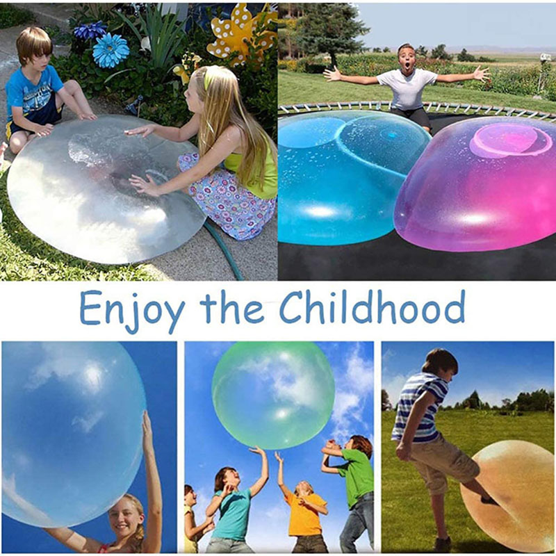 새로운 어린이 야외 부드러운 공기 물 채워진 거품 공  - Outdoor Kids In An Indoor World 리뷰 및 가격