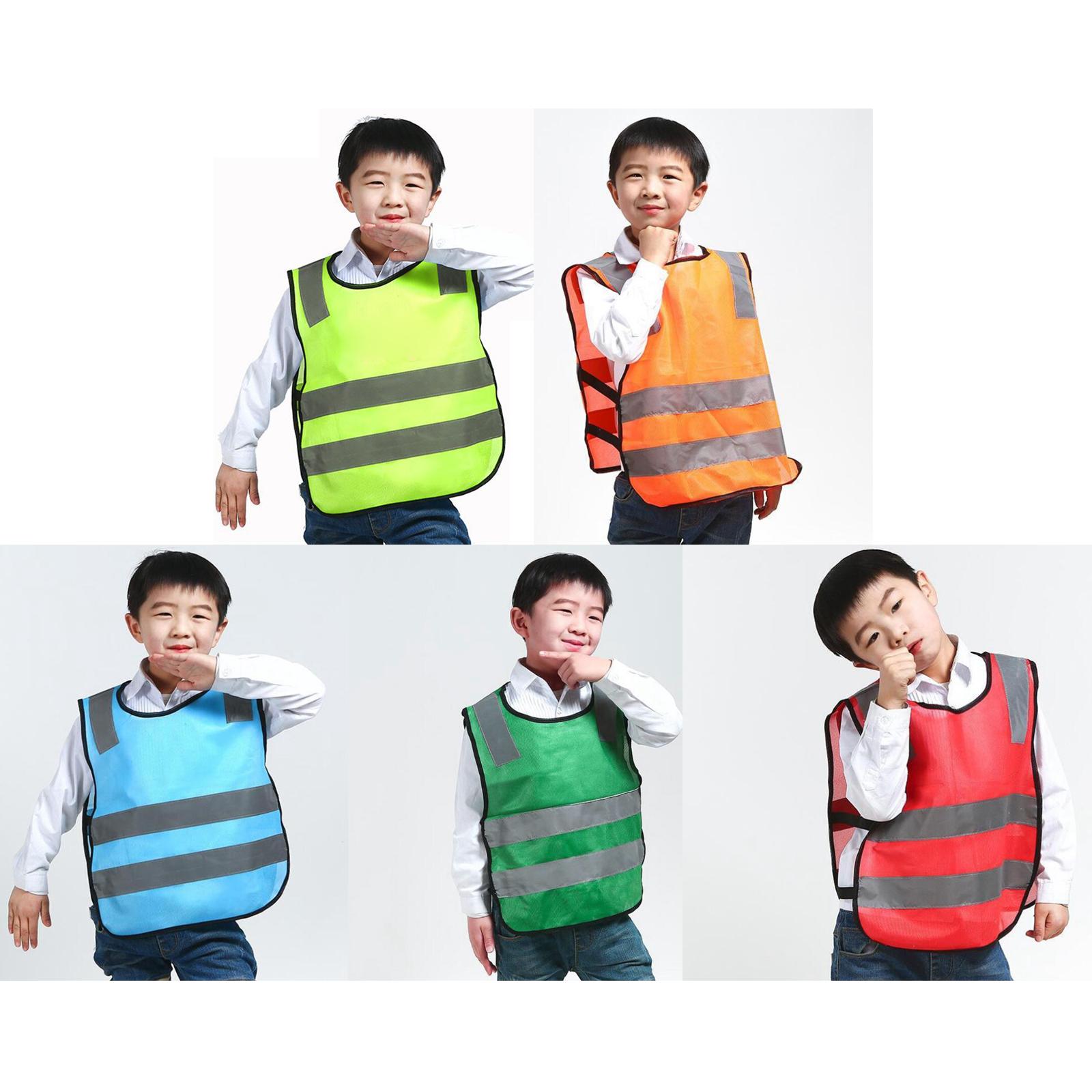 어린이 반사 조끼 고시인성 메쉬 작업복 통기성 안전 조 - Kids Outdoor Vest 리뷰 및 가격